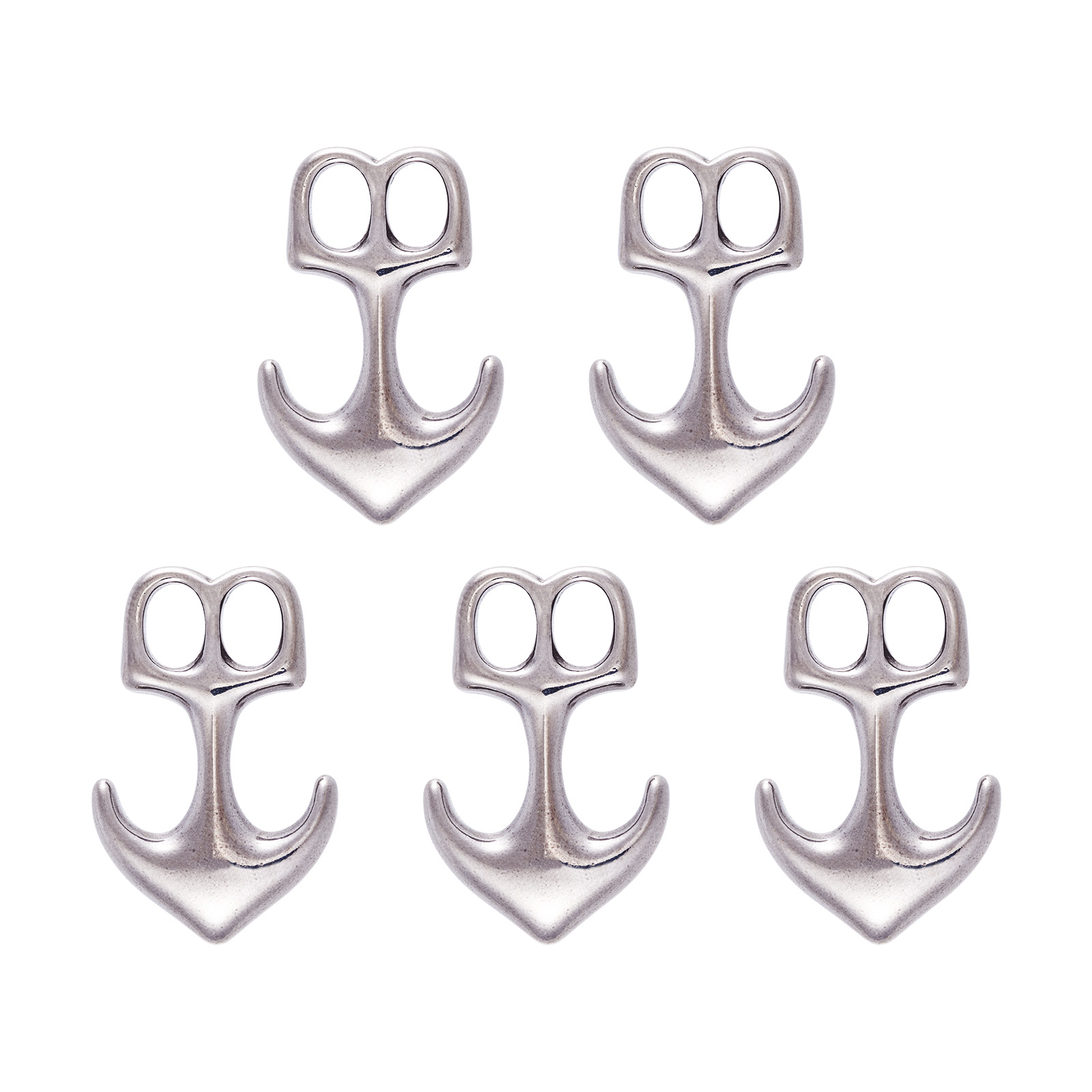 Body Jewelry Diy - 5pcs Anchor Hook Clasps 304 Stainless