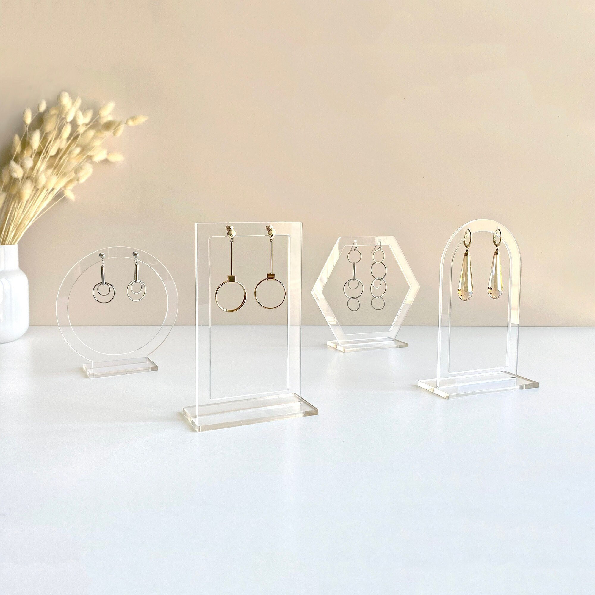 Body Jewelry Display - Earring Display Stand ,Clear Acrylic Earring