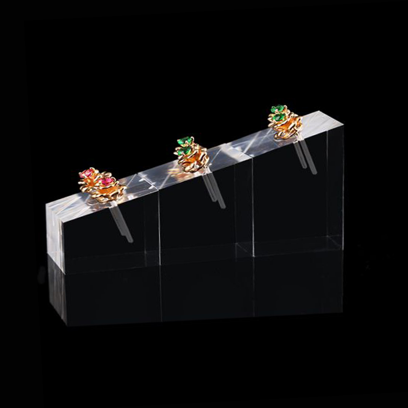 3pcs Clear Acrylic Square Earr - Body Jewelry Display ulasan dan harga
