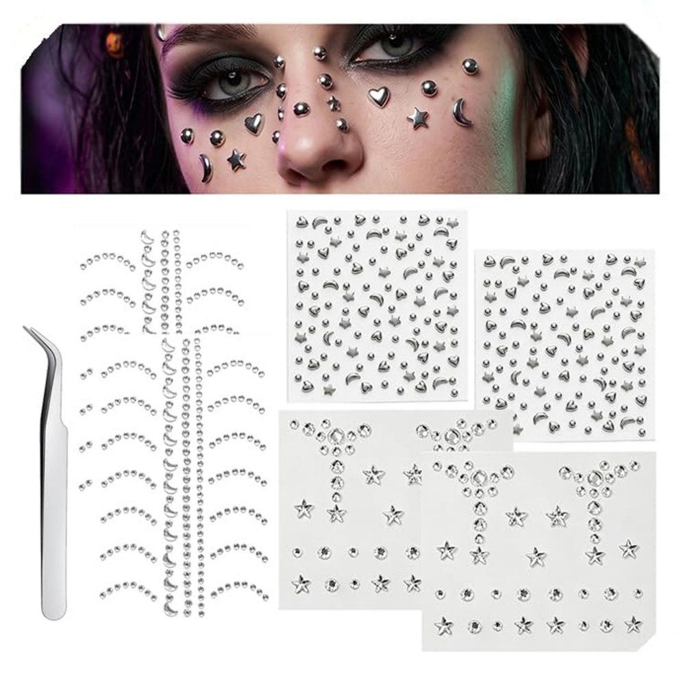 Fake Piercings Balls Stick on  - Body Jewelry Labret ulasan dan harga
