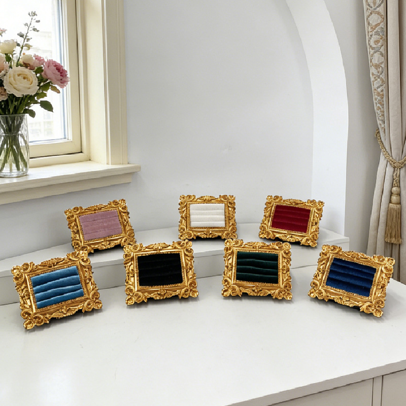 Vintage Picture Frame Ring Dis - Body Jewelry Display ulasan dan harga