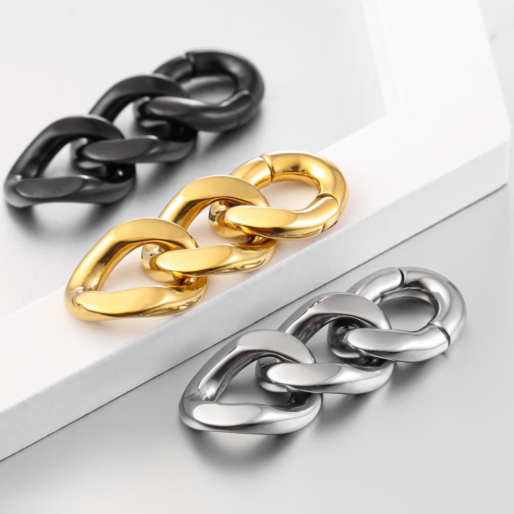 Casvort 2PCS 4mm 6G Chain Ear  - Body Jewelry Hangers ulasan dan harga