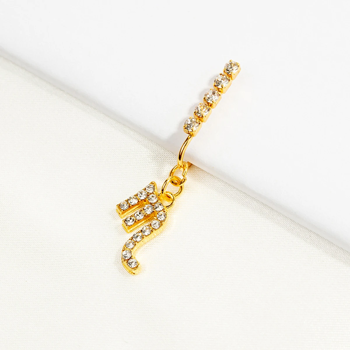 2 Pack Ear Clips Metal Zircon  - Body Jewelry Tunnels ulasan dan harga