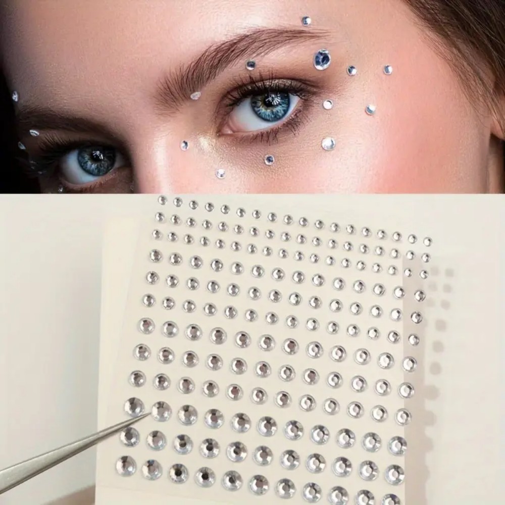 165pcs Self-Adhesive Rhineston - Body Jewelry Labret ulasan dan harga
