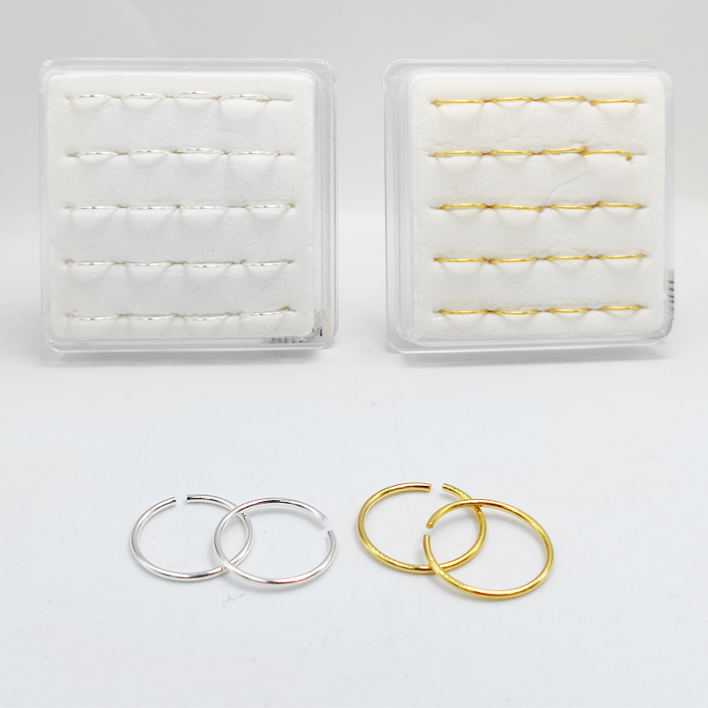 925 sterling silver Nose Ring  - Body Jewelry Cartilage Earrings ulasan dan harga