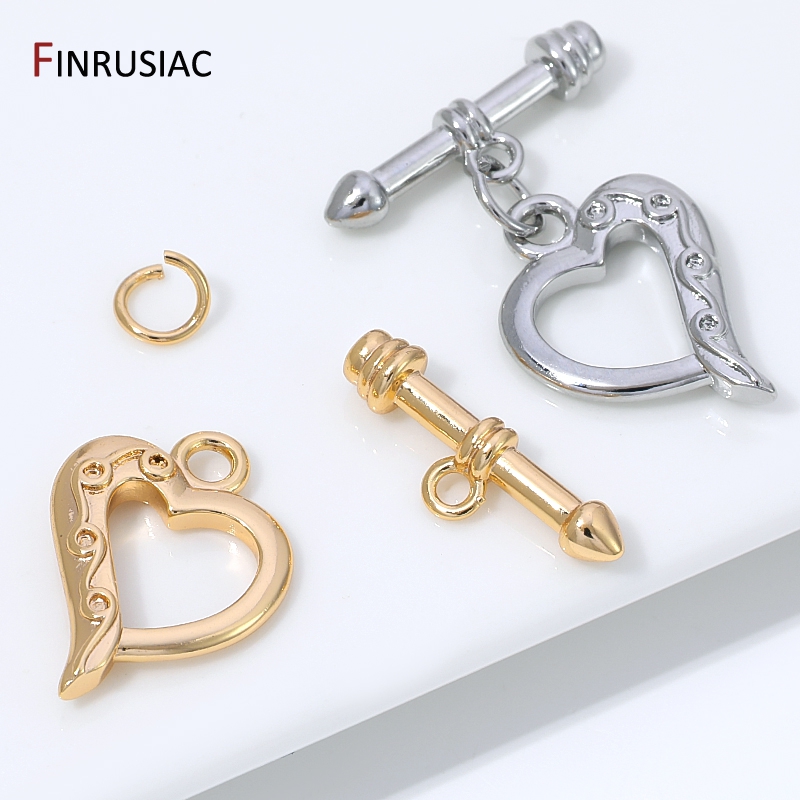 14K Gold Plated Brass Heart Sh - Body Jewelry Diy ulasan dan harga