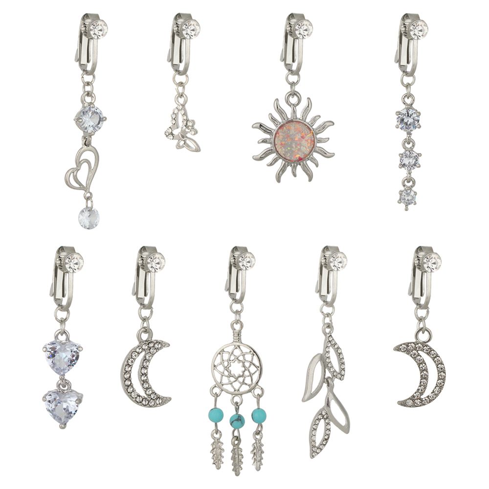 Faux Fake Belly Butterfly Fake - Body Jewelry Cartilage Earrings ulasan dan harga