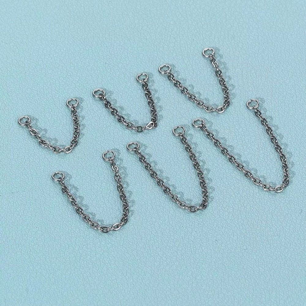 Fashion Titanium Nose Chain Do - Body Jewelry Labret ulasan dan harga