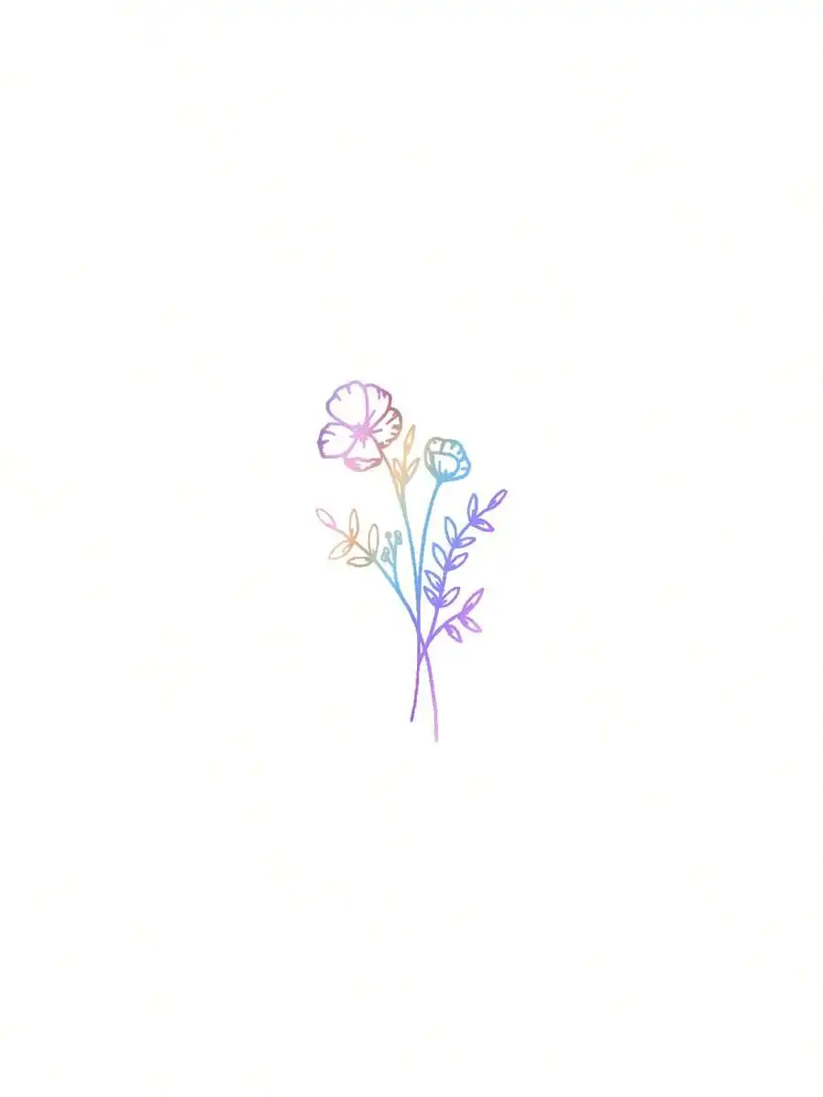 1pc Wild Flower Car Sticker, S - Body Jewelry Labret ulasan dan harga