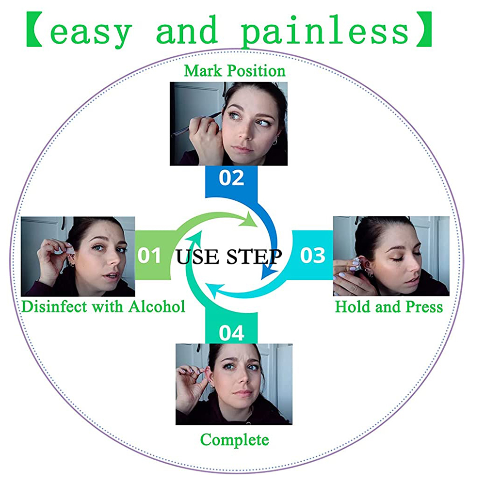1-20Pcs/set Ear Piercing Gun D - Body Jewelry Tunnels ulasan dan harga