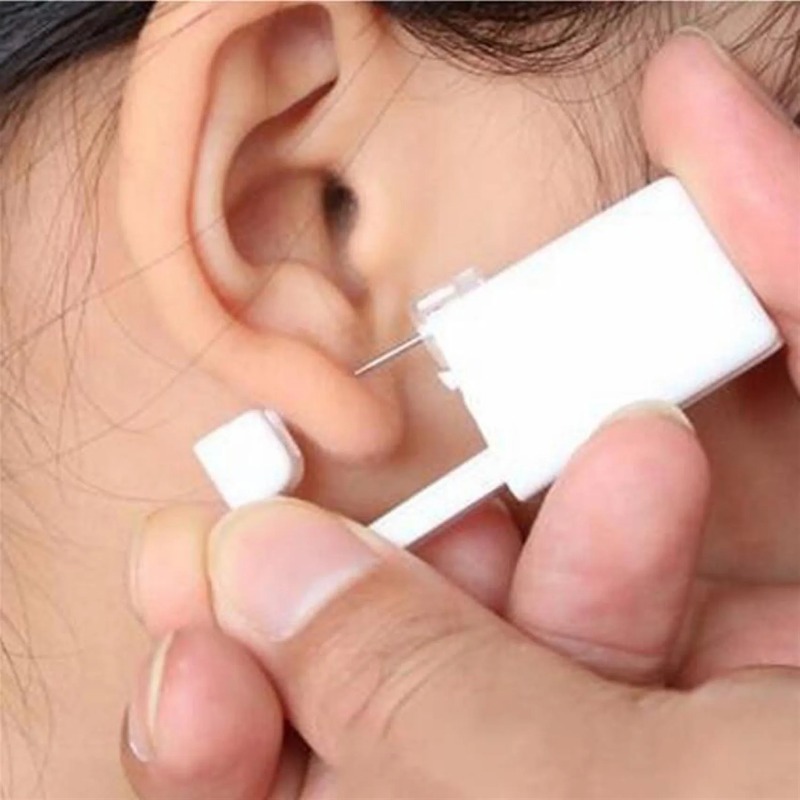 Disposable Sterile Ear Piercin - Body Jewelry Cartilage Earrings ulasan dan harga