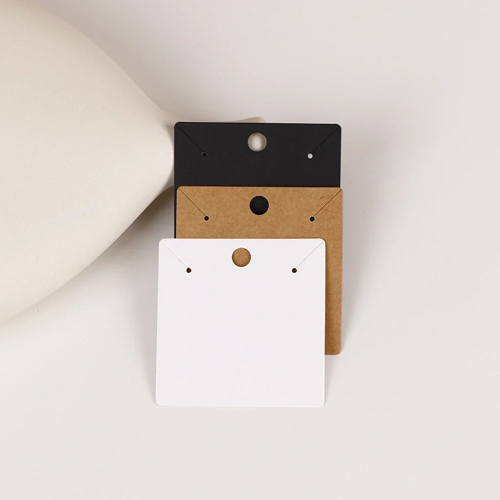 50/100pc 7x7cm Paper Cardboard - Body Jewelry Display ulasan dan harga