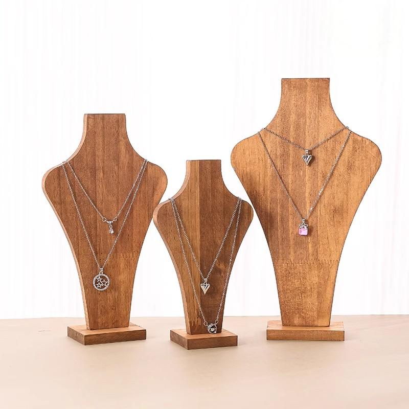 Walnut Wood Detachable Mannequ - Body Jewelry Display ulasan dan harga