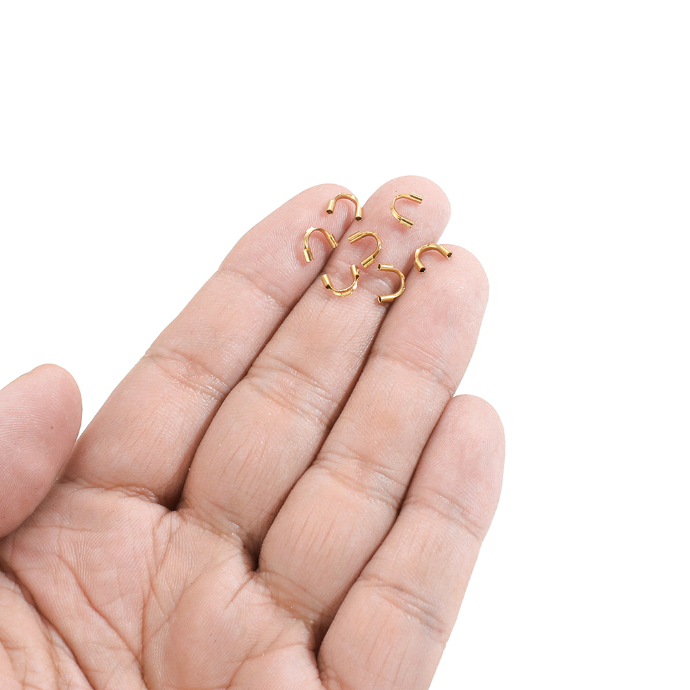 50pcs Gold Plated Stainless St - Body Jewelry Diy ulasan dan harga