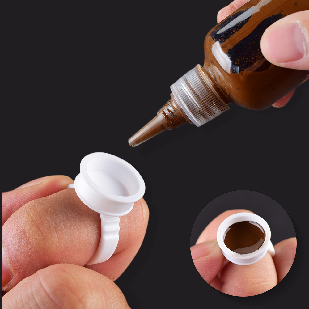 Disposable 100pcs Plastic Pigm - Body Jewelry Tattoo ulasan dan harga