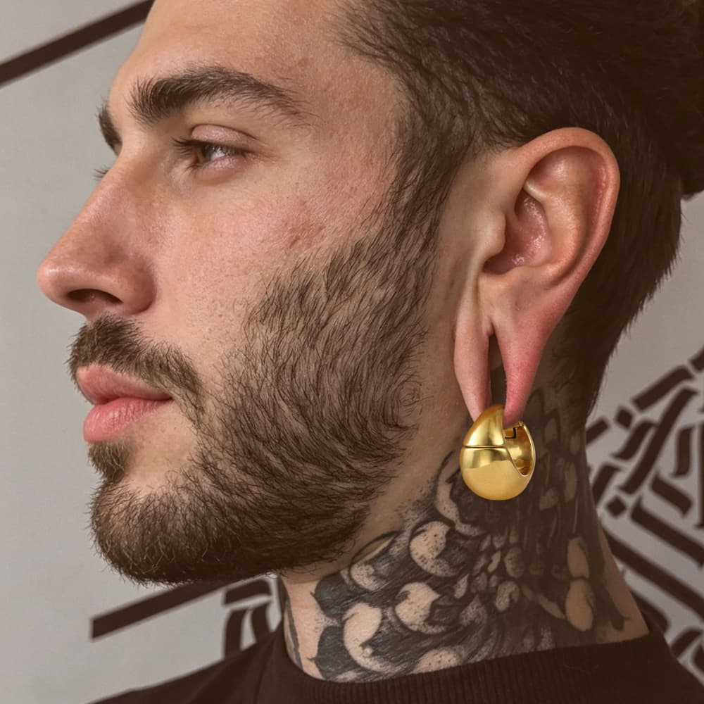 Giga 1/2Pcs 10mm Vintage Thick - Body Jewelry Hangers ulasan dan harga