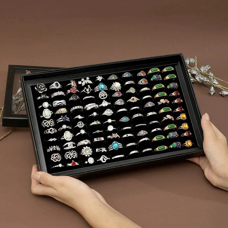 1Set Ring Holder Display Tray  - Body Jewelry Display ulasan dan harga