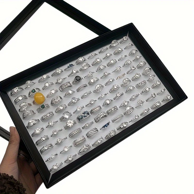 1Set Ring Holder Display Tray  - Body Jewelry Display ulasan dan harga