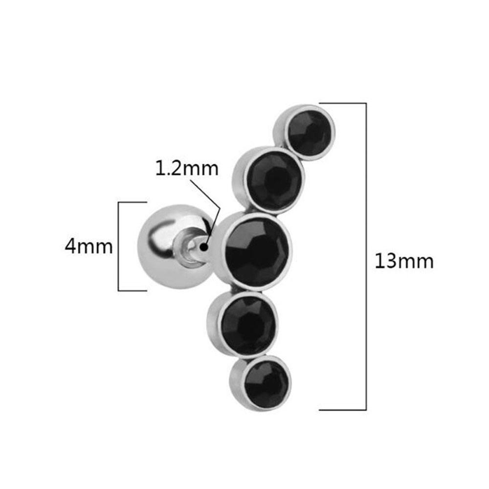 1Pcs Fashion 16G Stainless Ste - Body Jewelry Cartilage Earrings ulasan dan harga