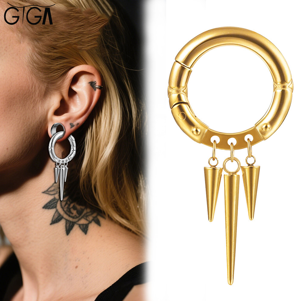 Giga 1/2Pcs Stainless Steel Ea - Body Jewelry Hangers ulasan dan harga