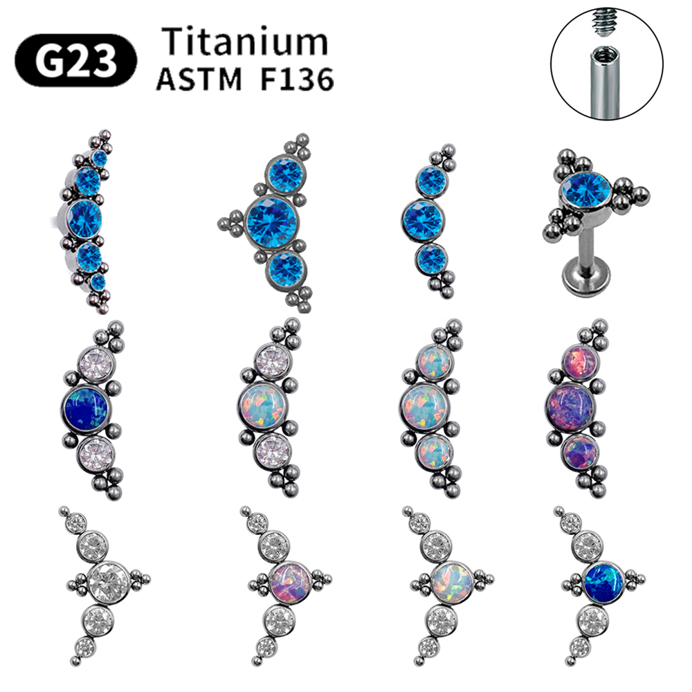 G23 Titanium Stud Earrings for - Body Jewelry Labret ulasan dan harga