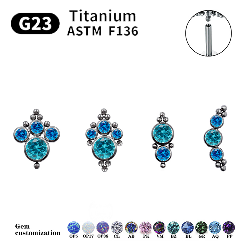 G23 Titanium Stud Earrings for - Body Jewelry Labret ulasan dan harga