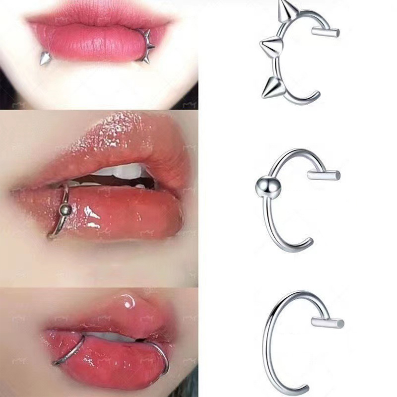 1Pc Stainless Steel Fake Nose  - Body Jewelry Labret ulasan dan harga
