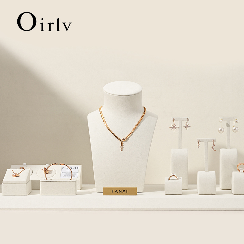 Oirlv Beige Jewelry Display St - Body Jewelry Display ulasan dan harga