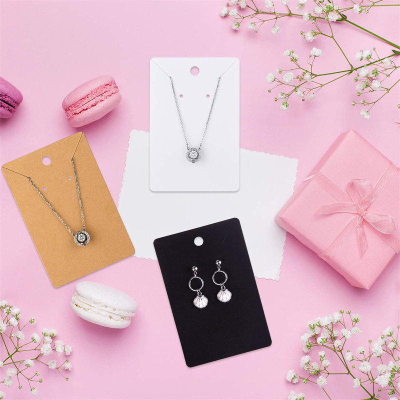 50pcs 6x9cm Blank Necklace Ear - Body Jewelry Display ulasan dan harga