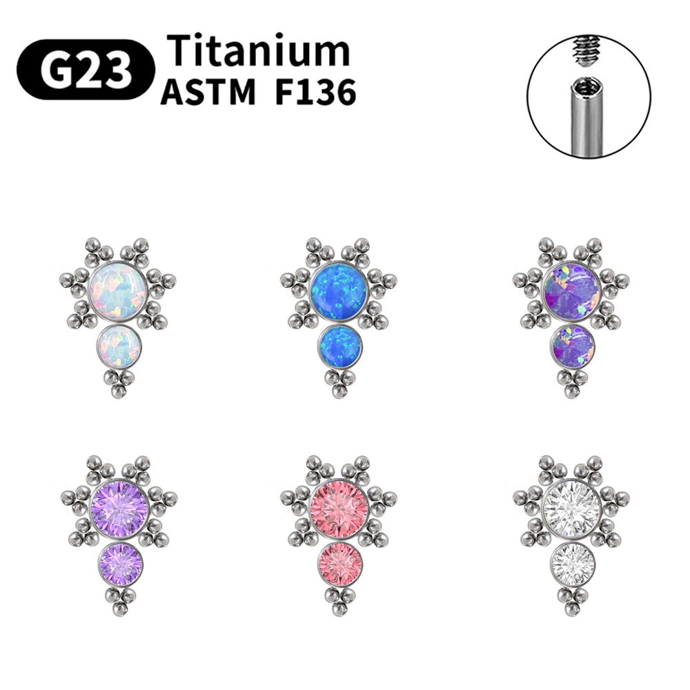 G23 Titanium Piercing Stud Ear - Body Jewelry Labret ulasan dan harga