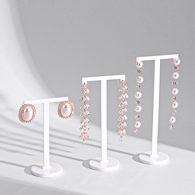 6pcs Acrylic Black/White T Sha - Body Jewelry Display ulasan dan harga