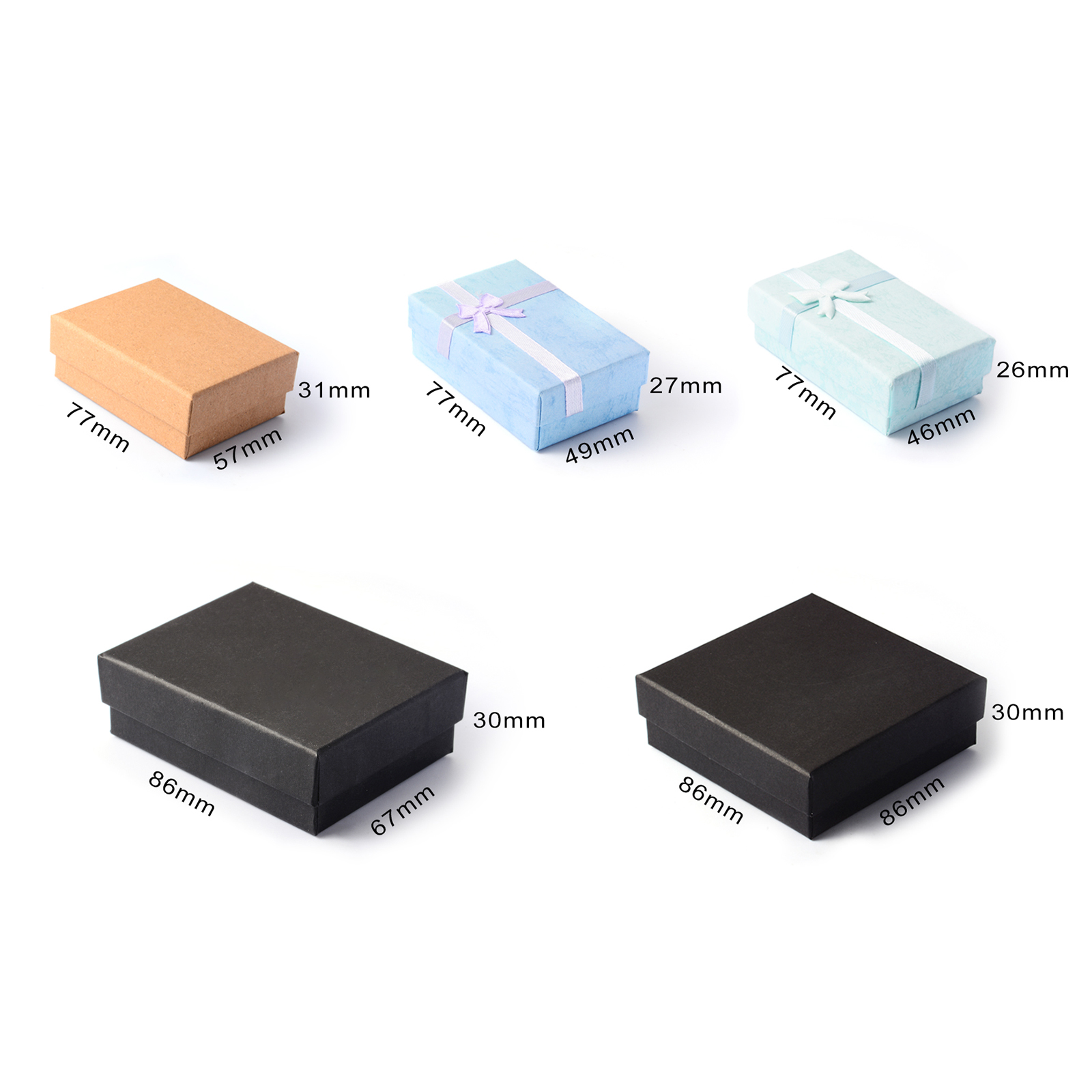 1PCS Rectangle Jewelry Packagi - Body Jewelry Display ulasan dan harga