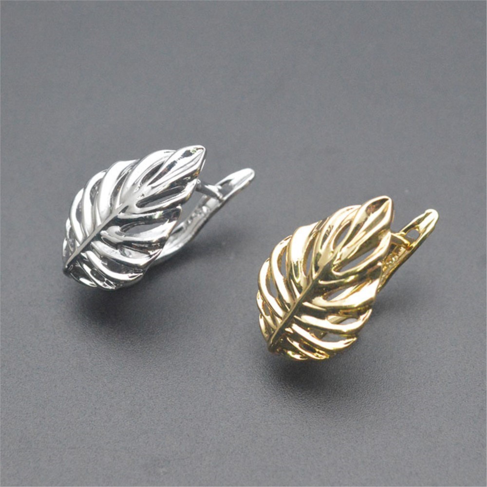 1/2Pcs 18K Gold Plated Brass L - Body Jewelry Diy ulasan dan harga