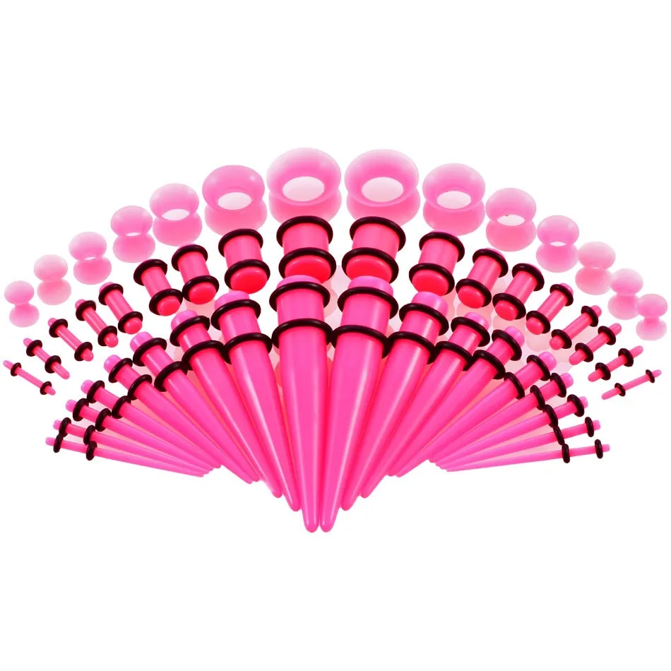 36/50pcs/Set Acrylic Ear Pierc - Body Jewelry Tunnels ulasan dan harga