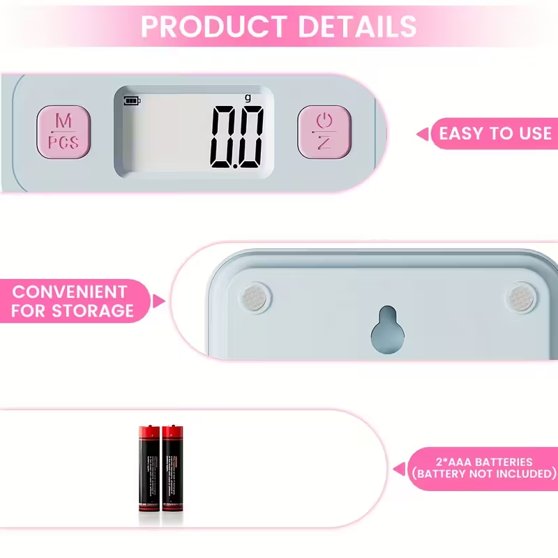 Digital kitchen scale, with LC - Body Jewelry Display ulasan dan harga