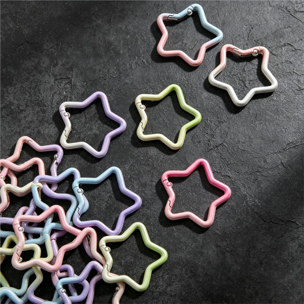 5PCS Gradient Star Shape Sprin - Body Jewelry Diy ulasan dan harga